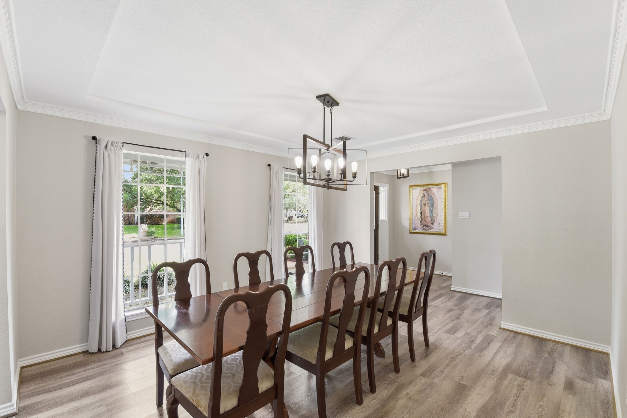3603 Beech Hill Drive Spring, TX 77388 - Photo 7 of 44 Dedicated dining space with elegant proportions—ideal for hosting dinners, holidays, and special occasions.