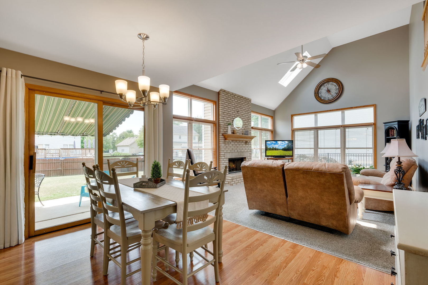 25114 Vermette Road Plainfield, IL 60585 - Photo 3 of 28 a living room with furniture and a large window