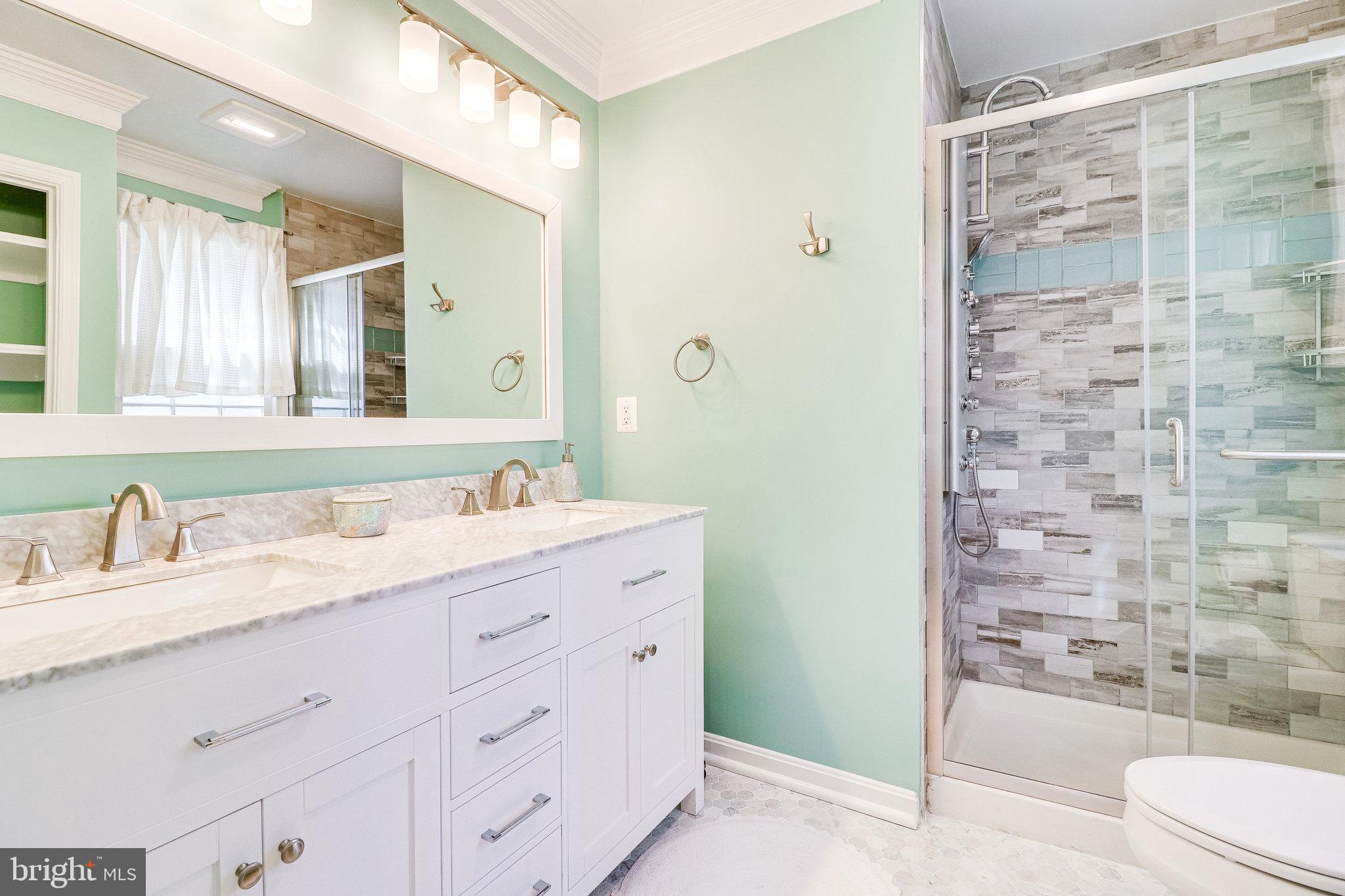 7715 Mulberry Bottom Lane Springfield, VA 22153 - Photo 24 of 45 Updated Primary Bathroom