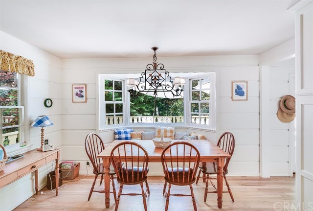 167 Cedar Circle Lake Arrowhead, CA 92352 - Photo 9 of 38 a view of a dining room with furniture window and outside view