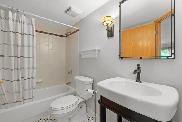 a view of parking garage