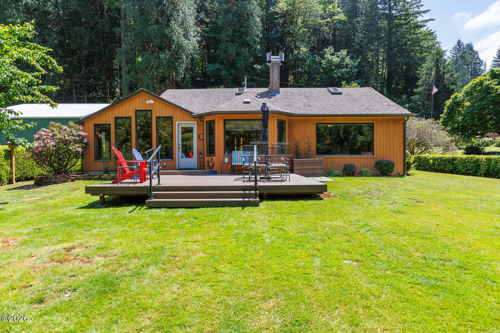 664 Little Switzerland Road Tidewater, OR 97390 - Photo 39 of 68 rear of home