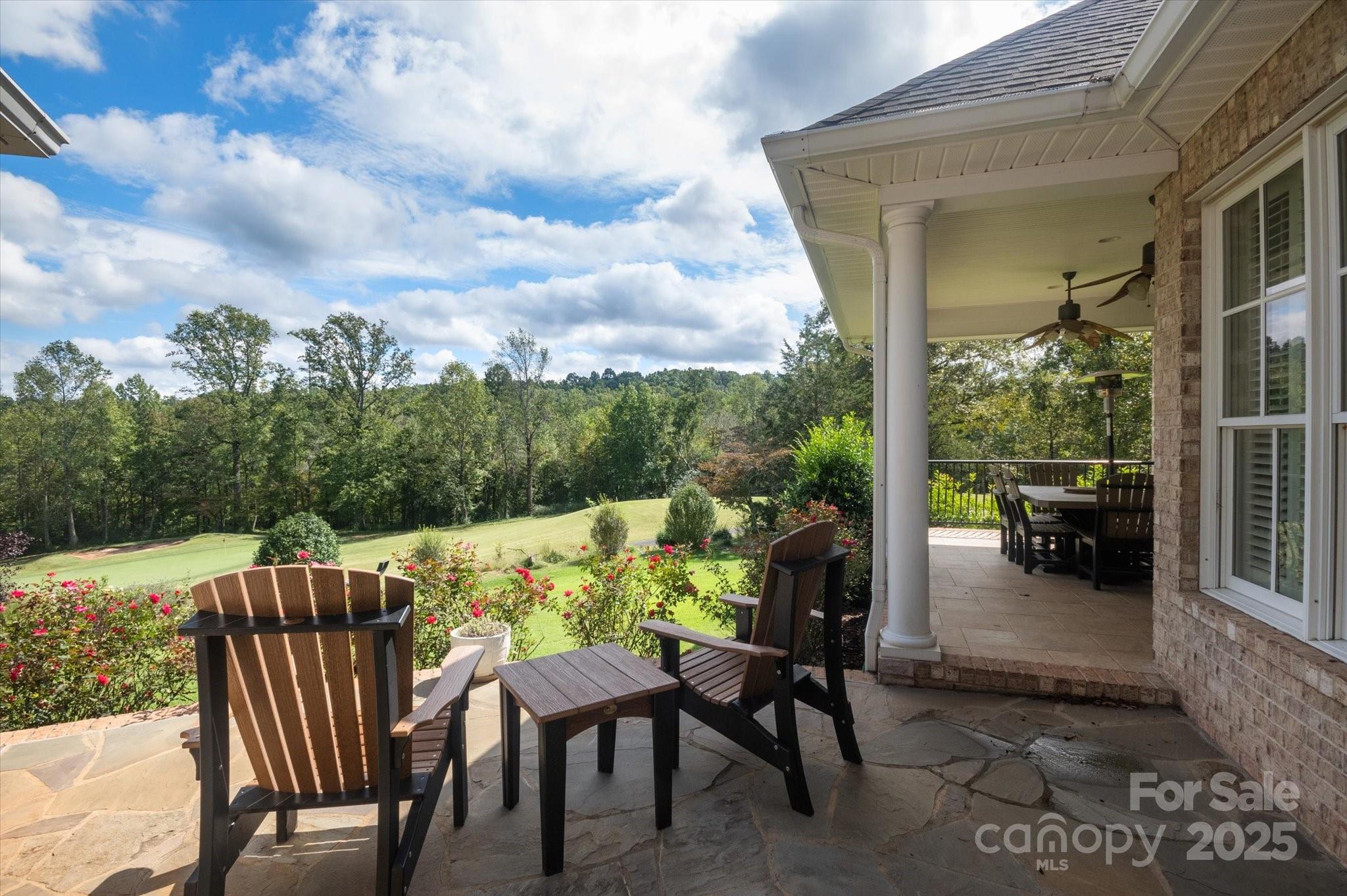 733 Plantation Dr Extension Rutherfordton, NC 28139 - Photo 27 of 34 a view of an outdoor sitting area with furniture and garden