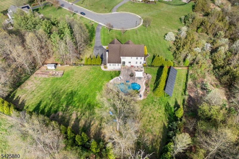 5 Rigger Court Hillsborough, NJ 08844 - Photo 38 of 42 an aerial view of a house with a yard swimming pool and outdoor seating