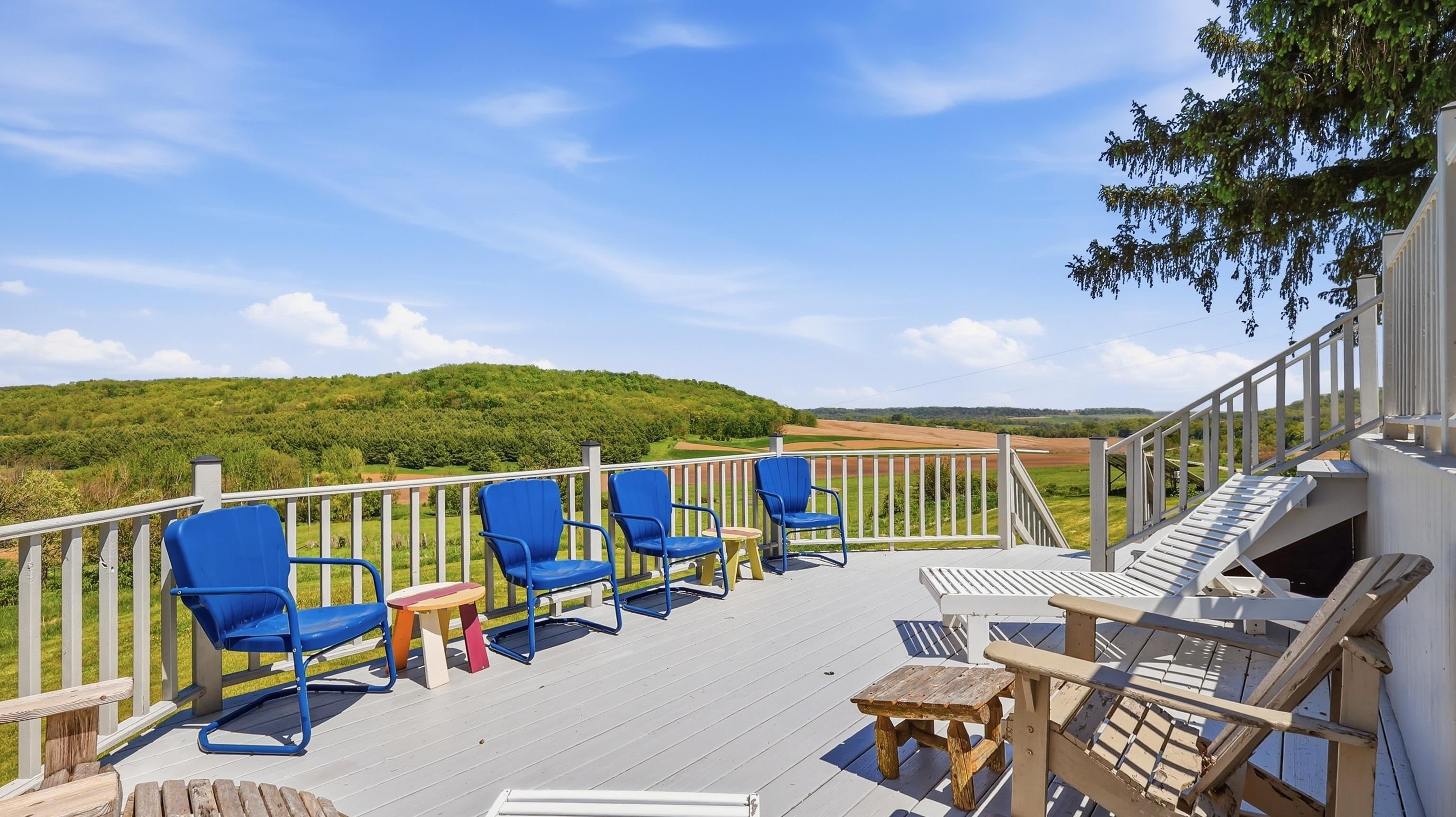 2181 South Irish Hollow Road Galena, IL 61036 - Photo 43 of 48 a view of a balcony with chairs