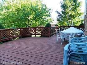 1218 Sandy Ridge Drive Rochester, MI 48306 - Photo 17 of 18 Large Wood Deck