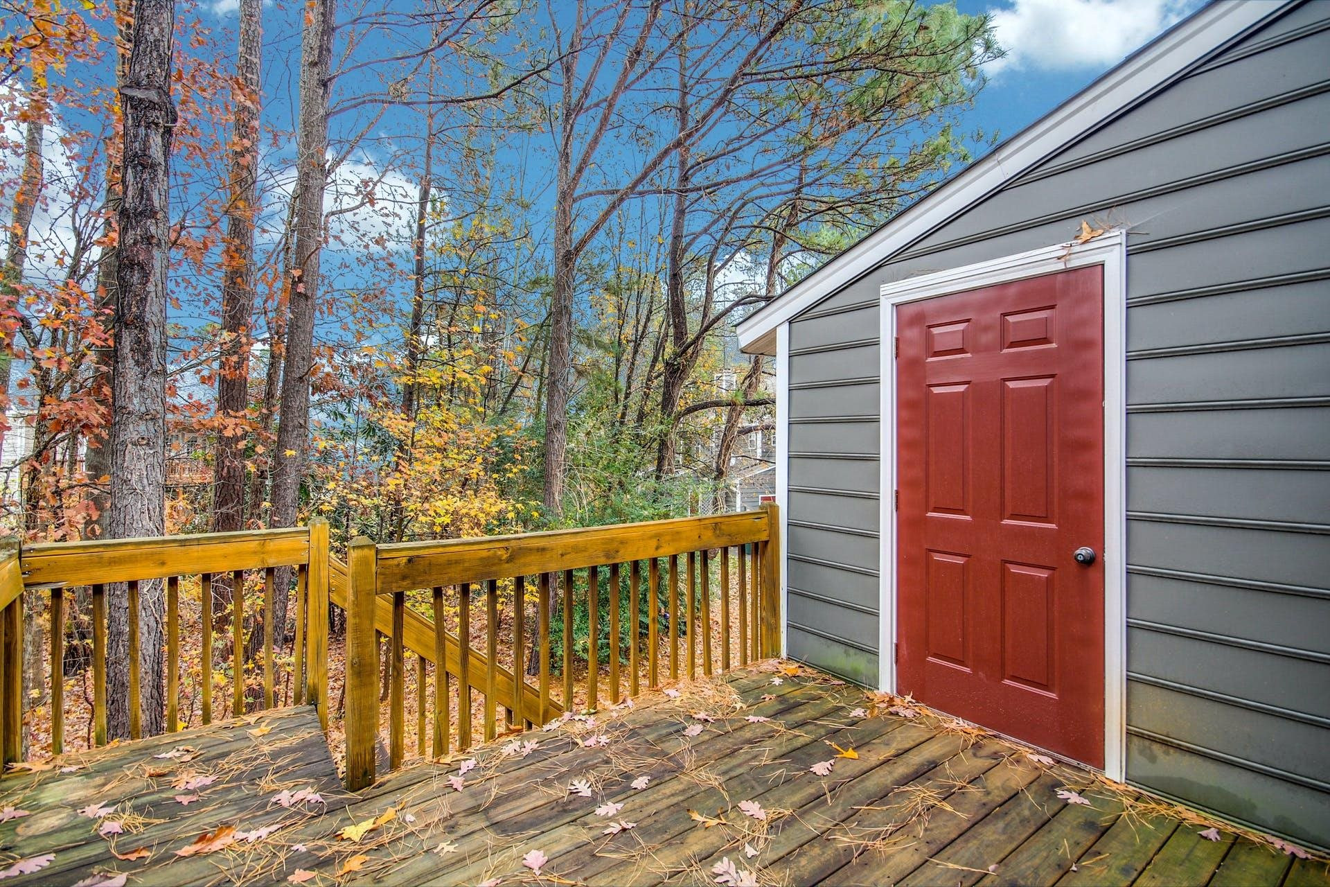 4460 Still Pines Drive Raleigh, NC 27613 - Photo 14 of 15 Large Deck and Storage Closet