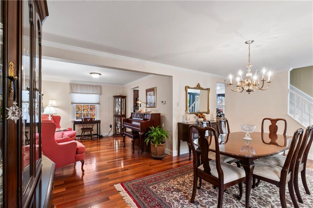 130 Tory Road Coraopolis, PA 15108 - Photo 7 of 50 a view of a dining room with furniture and chandelier