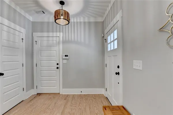 wooden floor in an empty room