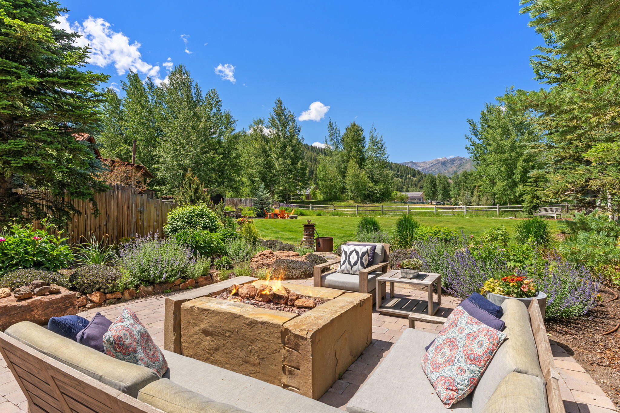 202 Chocolate Gulch Road Ketchum, ID 83340 - Photo 63 of 83 Patio Gas Fire Place