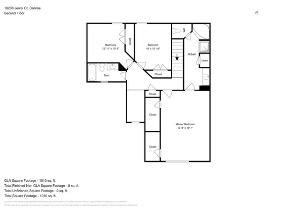 $1,900 | 10208 Jewel Court, Conroe, TX 77385