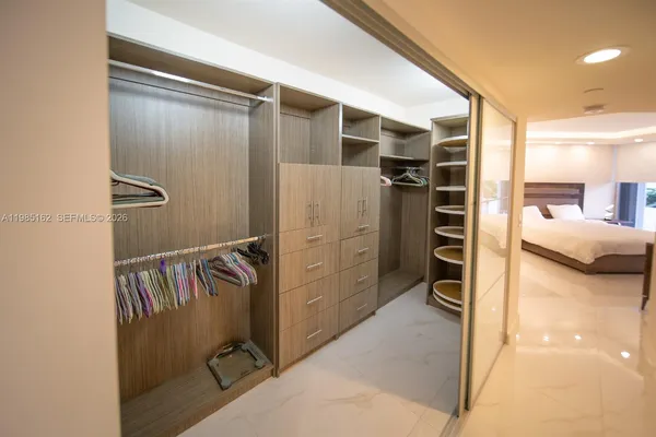 a view of closet