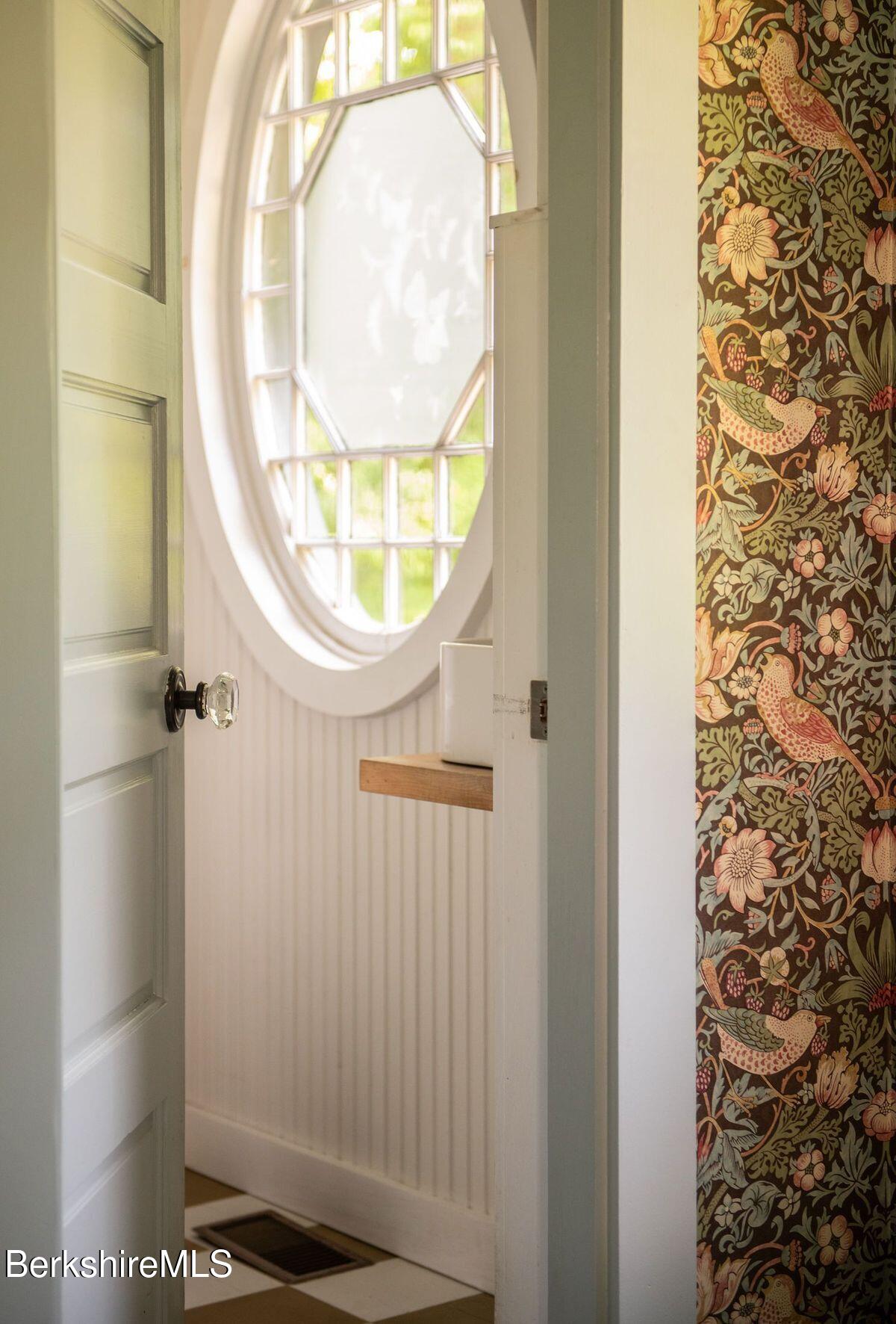 9 Yale Hill Road Stockbridge, MA 01262 - Photo 12 of 29 a bathroom with a sink and a mirror