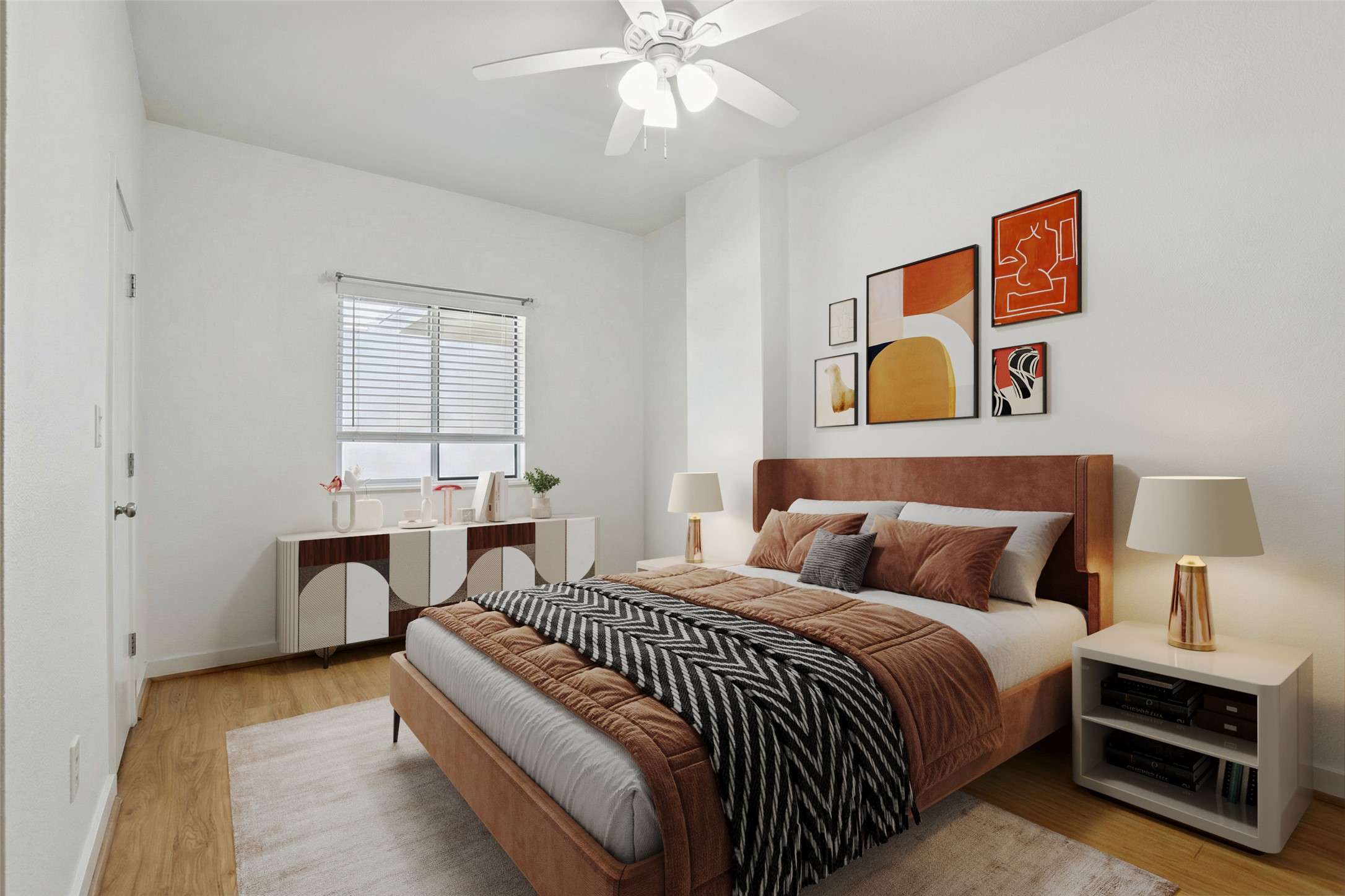 711 West 26th Street, Unit 704 Austin, TX 78705 - Photo 7 of 32 a bedroom with bed and window