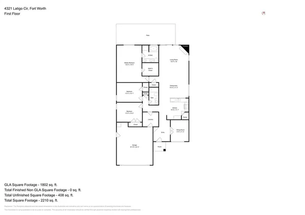$2,225 | 4321 Latigo Circle, Fort Worth, TX 76244