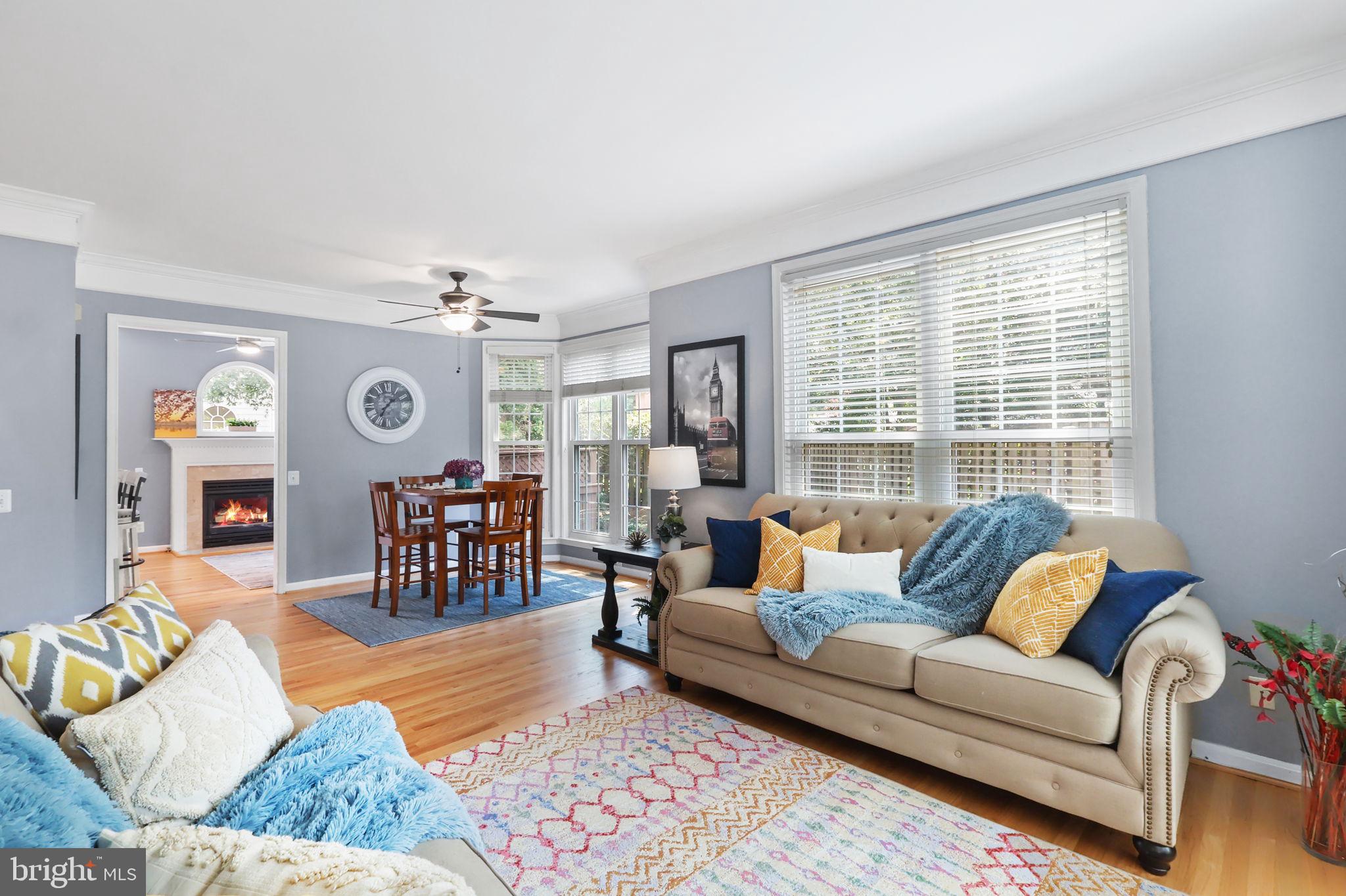6038 Lincolnia Road Alexandria, VA 22312 - Photo 2 of 31 a living room with furniture and a large window