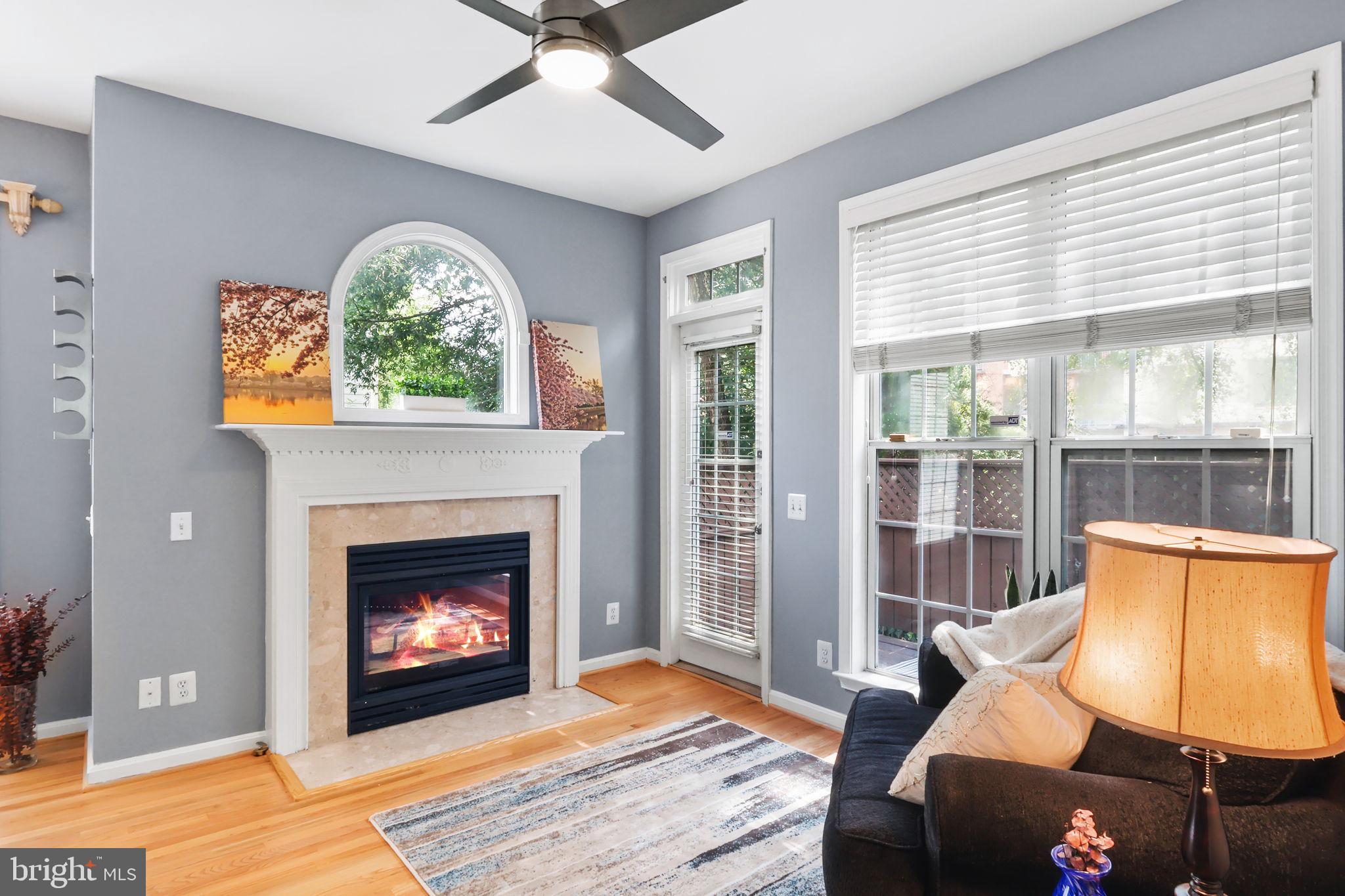 6038 Lincolnia Road Alexandria, VA 22312 - Photo 7 of 31 a living room with furniture and a fireplace