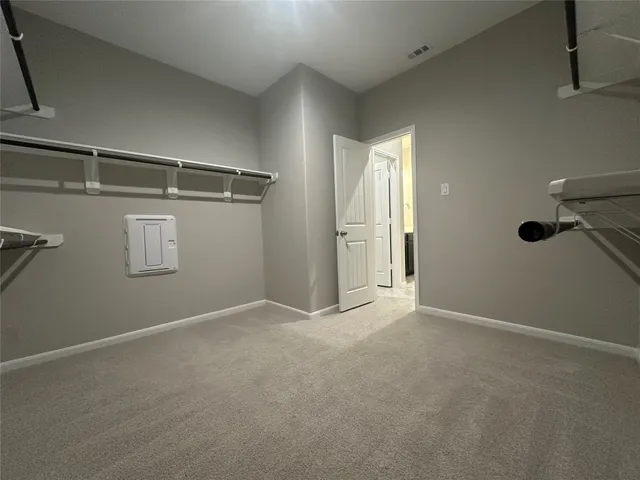 a view of an empty room