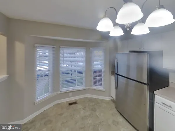 a view of a livingroom with a chandelier