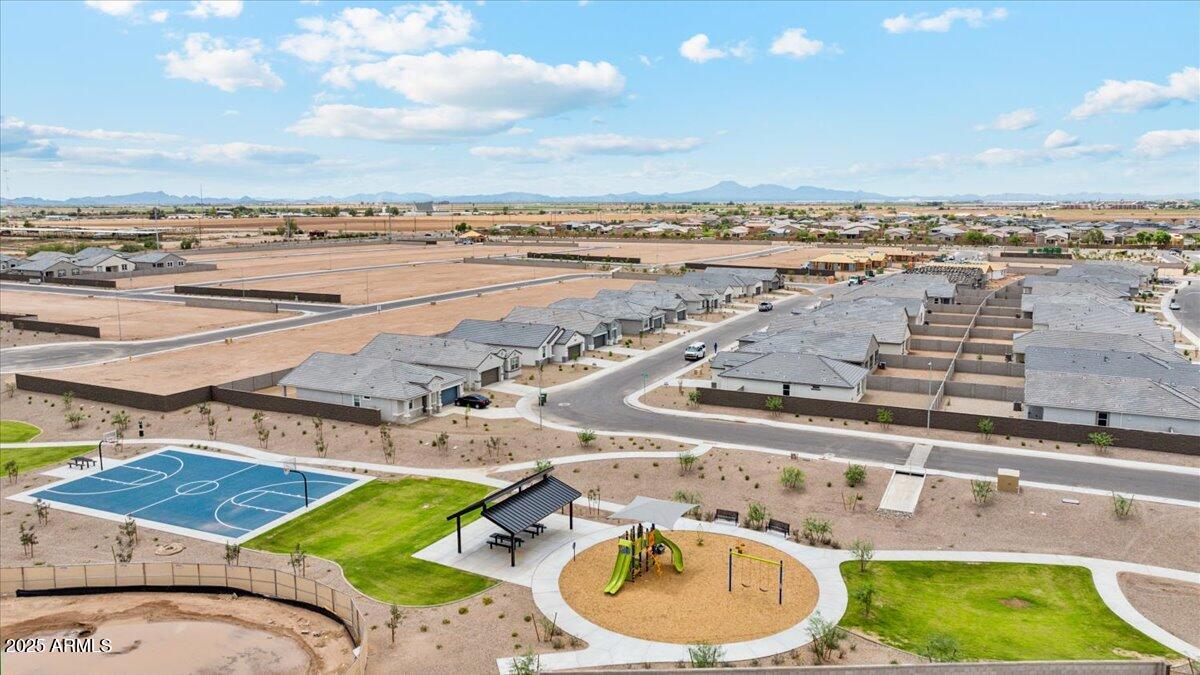 175 South Almoner Lane Casa Grande, AZ 85122 - Photo 5 of 54 an aerial view of a house with a swimming pool and outdoor space