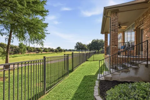 a view of a balcony with lake
