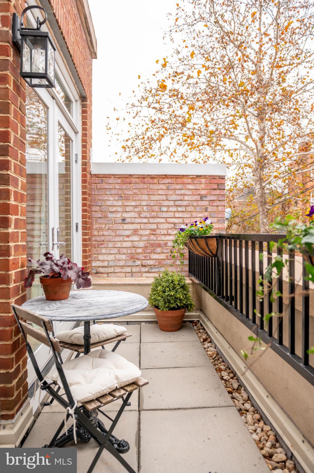 2516 Q Street Northwest, Unit E201 Washington, DC 20007 - Photo 12 of 15 Private Patio