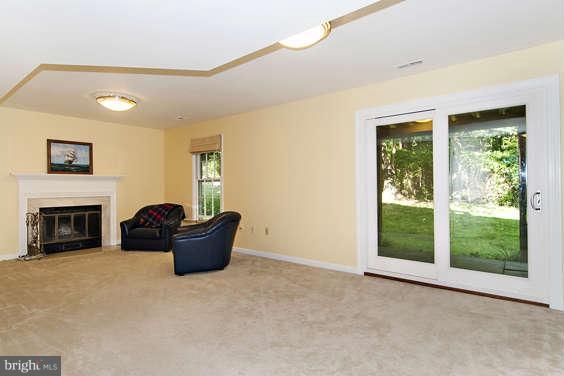 2803 Deer Ridge Drive Silver Spring, MD 20904 - Photo 23 of 30 a living room with furniture and a fireplace
