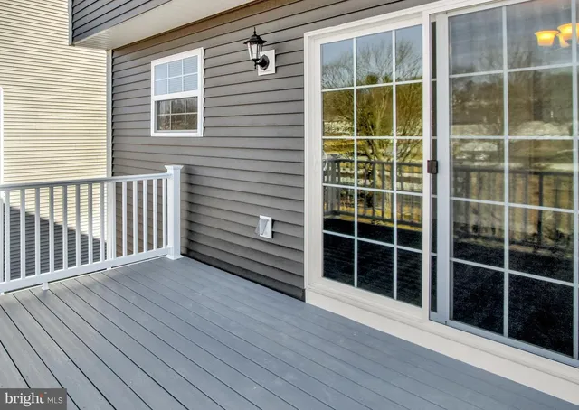 a view of a balcony with a window