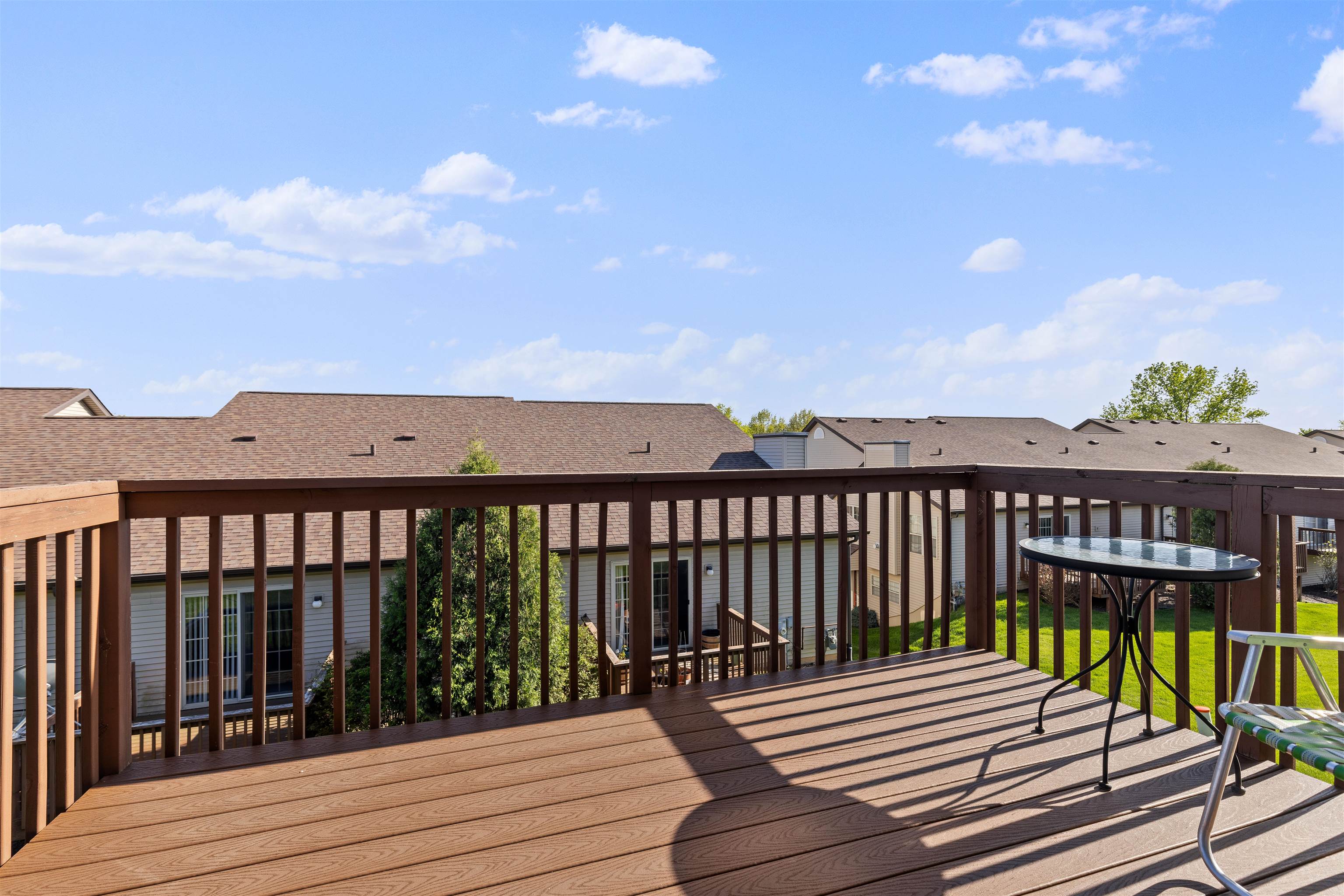 4841 Snowcap Run Loves Park, IL 61111 - Photo 16 of 18 a balcony with wooden floor