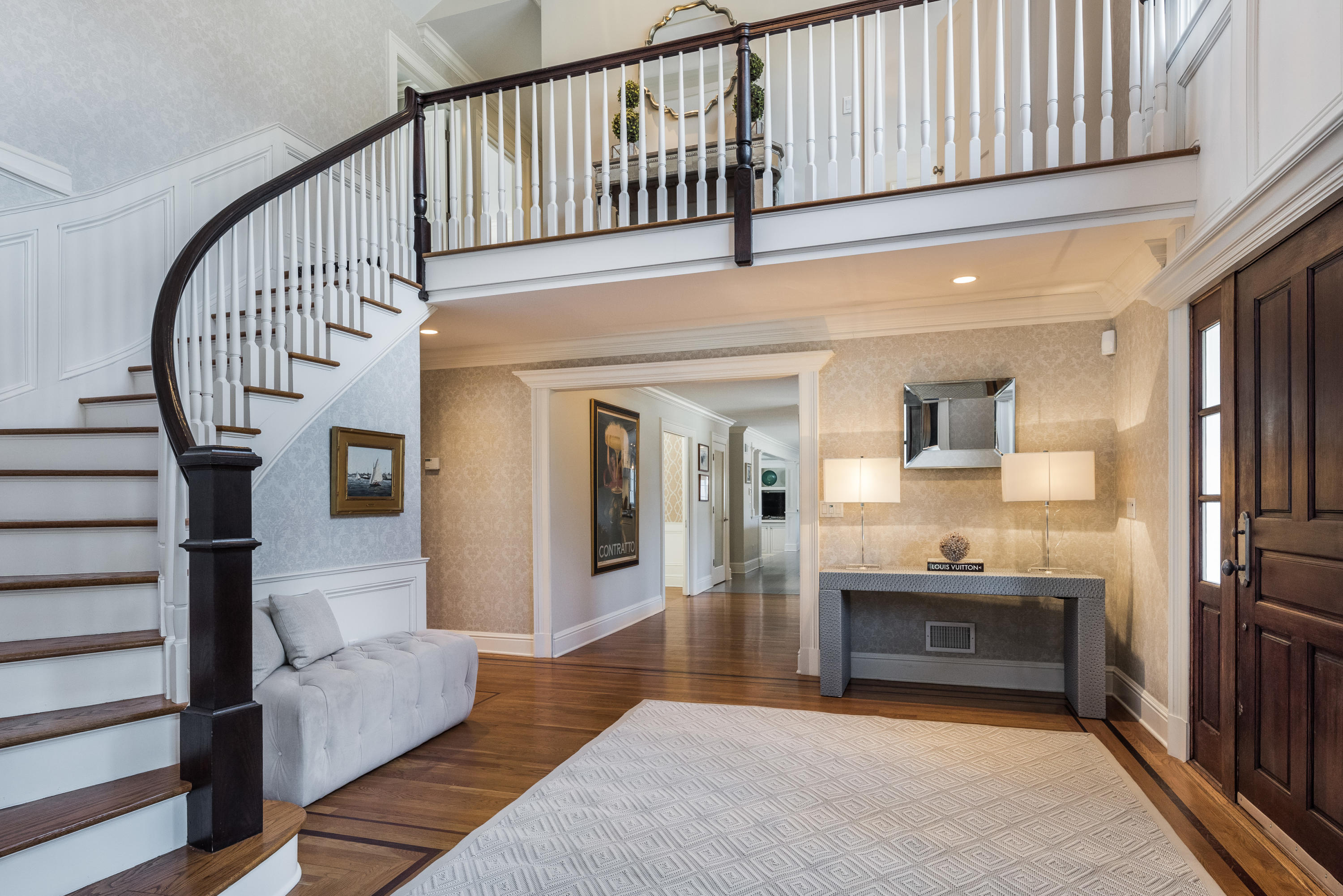 388 Middlesex Road Darien, CT 06820 - Photo 5 of 41 a view of entryway and hall with wooden floor