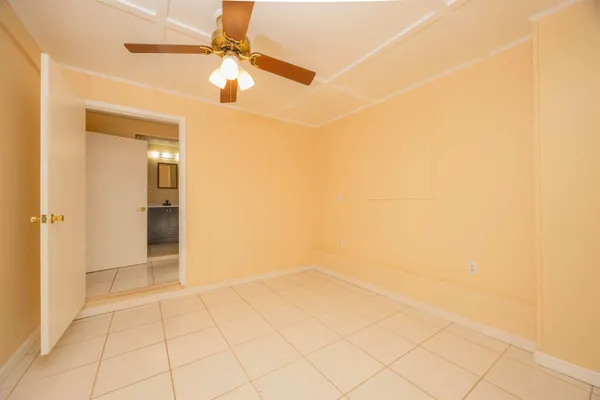 a view of an empty room