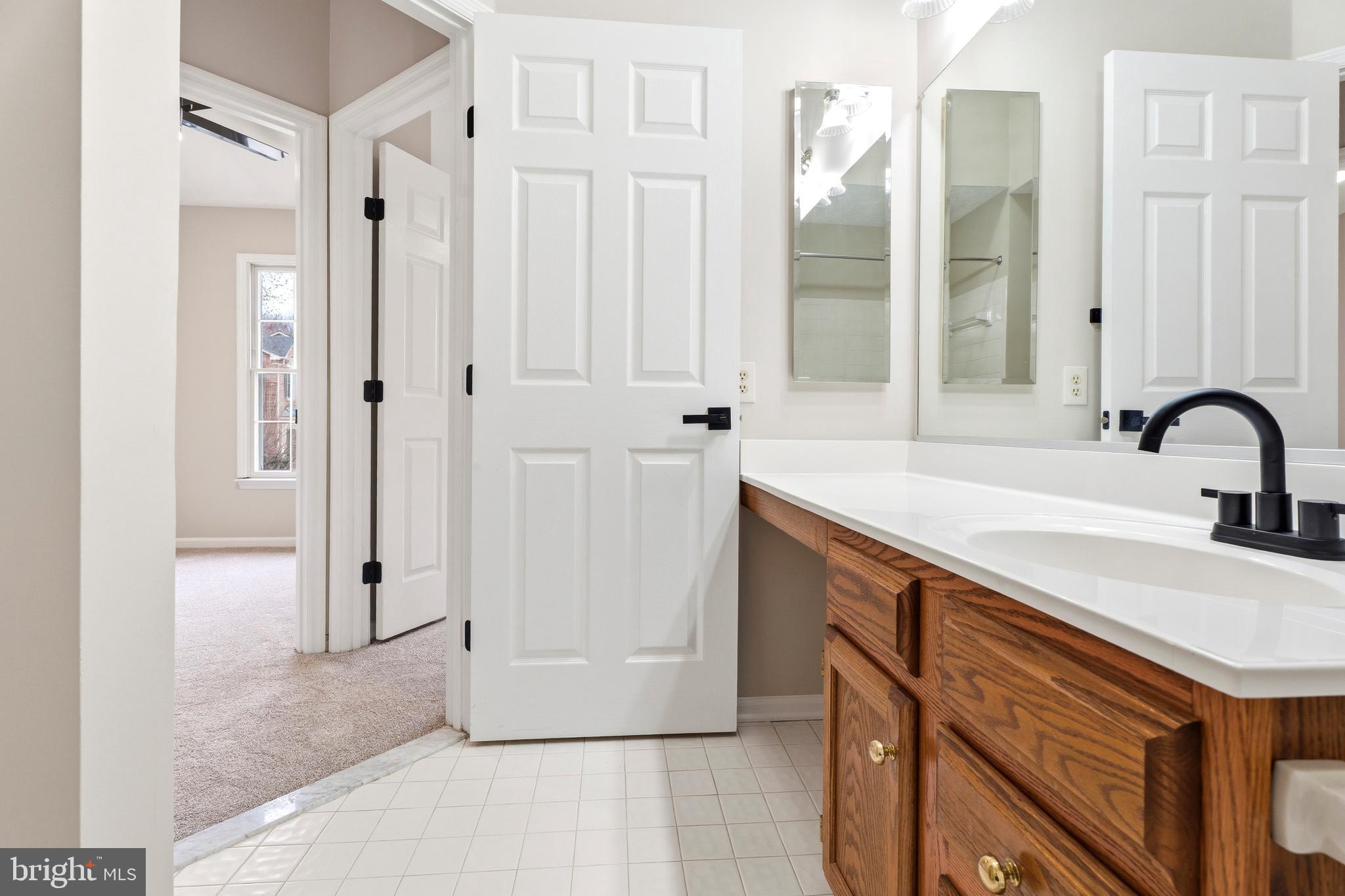 2717 Quarry Heights Way Baltimore, MD 21209 - Photo 44 of 58 a bathroom with a sink and a mirror