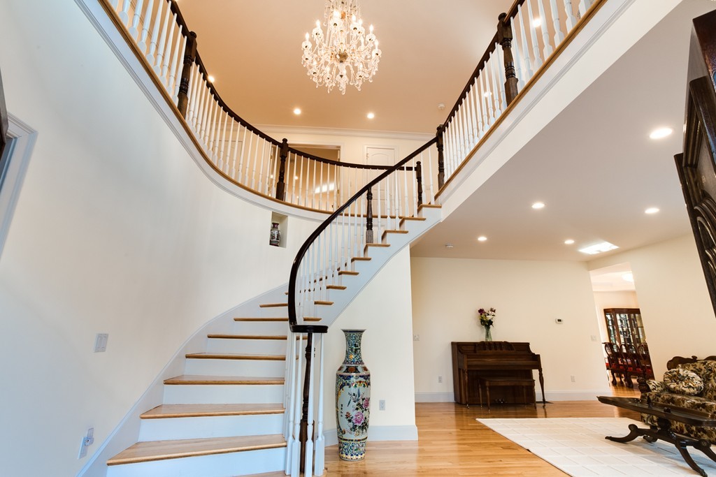 146 Pine Street Dover, MA 02030 - Photo 4 of 30 a view of entryway livingroom and hall with wooden floor