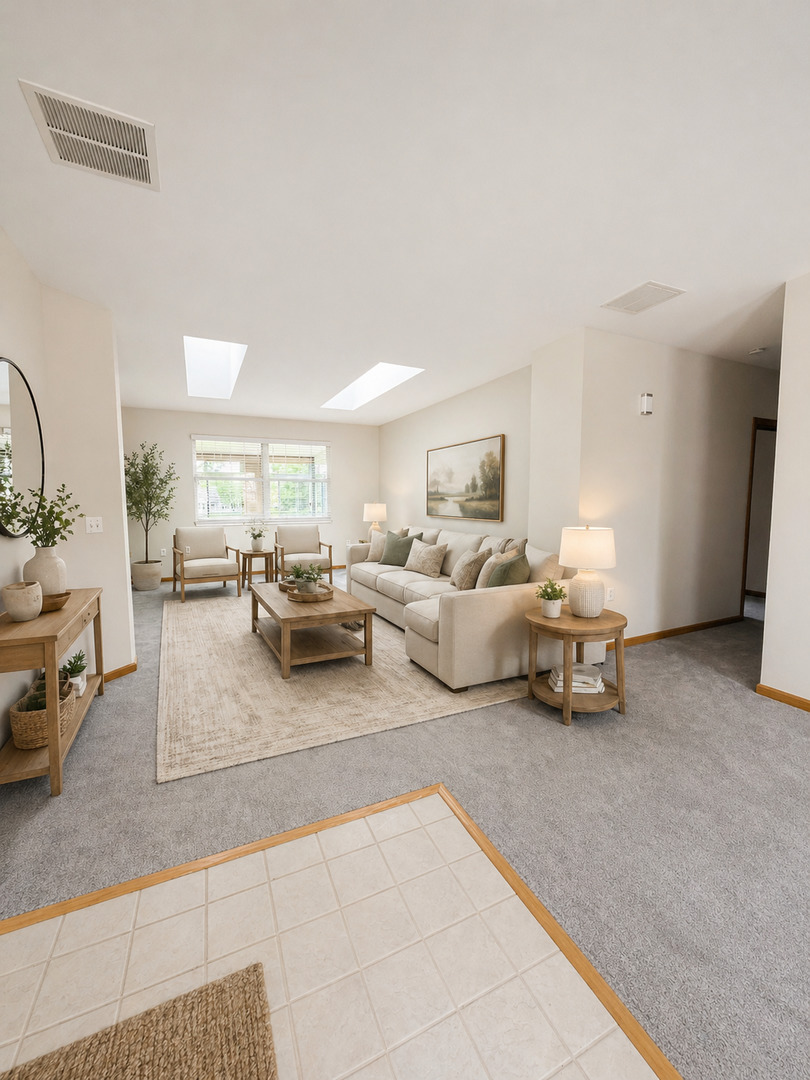 1534 Cadillac Circle Romeoville, IL 60446 - Photo 3 of 25 a living room with furniture and a large window
