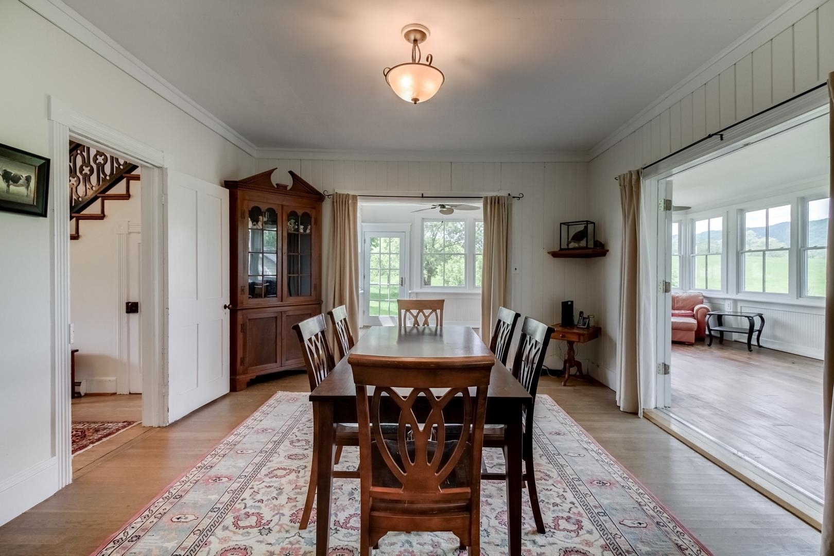 4181 Maple Sugar Road Monterey, VA 24465 - Photo 6 of 27 a view of a dining room with furniture window and wooden floor