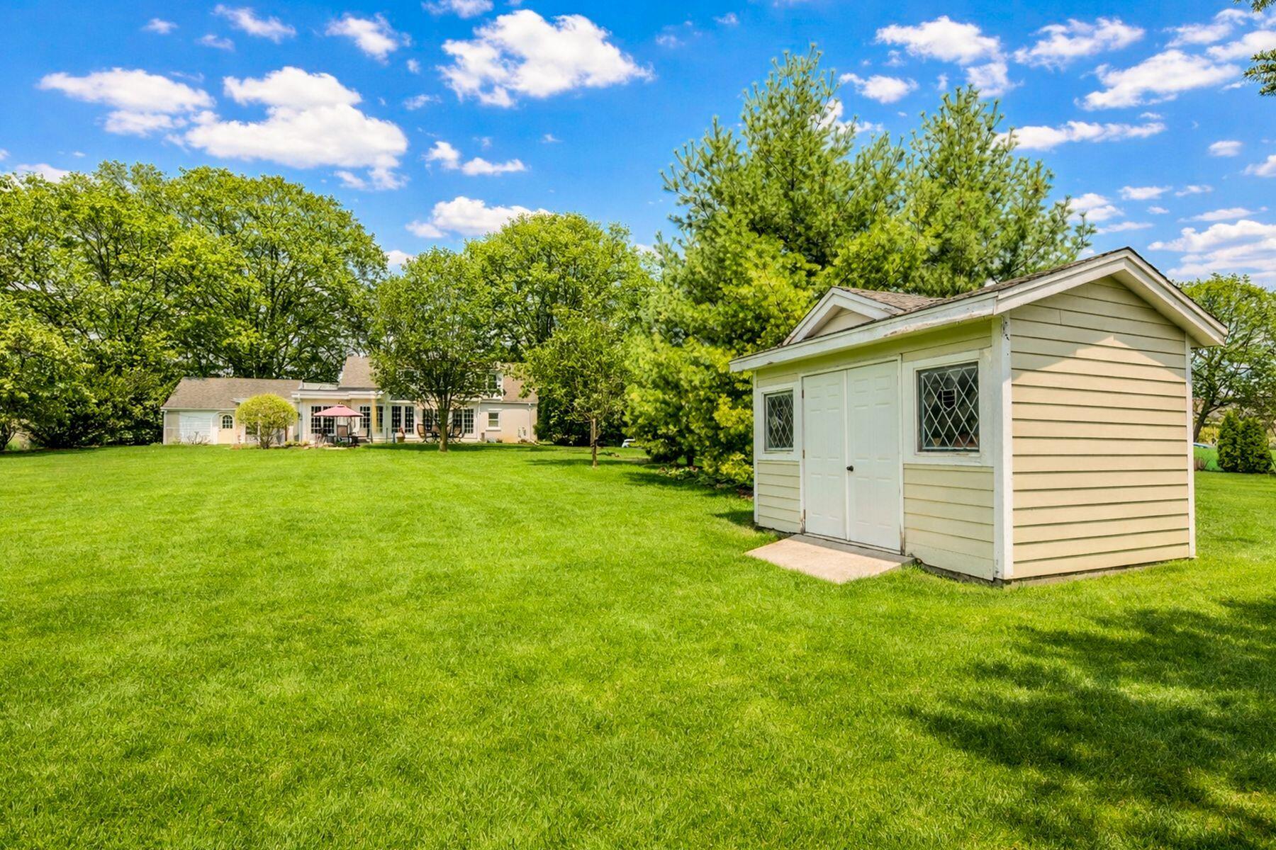 1350 Blue Ridge Boulevard Elm Grove, WI 53122 - Photo 28 of 35 Stained Glass Windows on the Shed