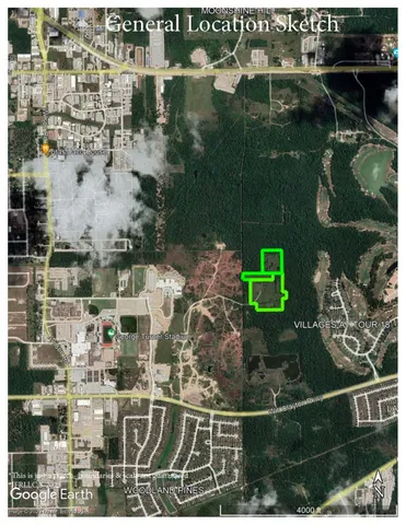 an aerial view of a residential houses