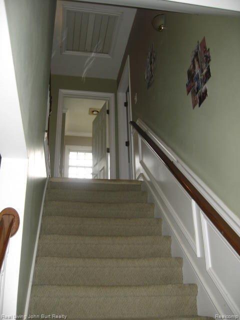 1490 Miller Road Lake Orion, MI 48362 - Photo 12 of 25 Generous Staircase