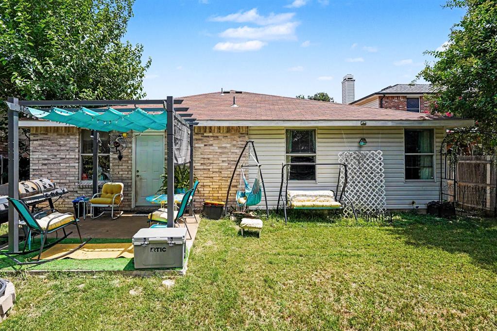 5441 Temecula Road Fort Worth, TX 76244 - Photo 15 of 17 Beautiful backyard with pergola