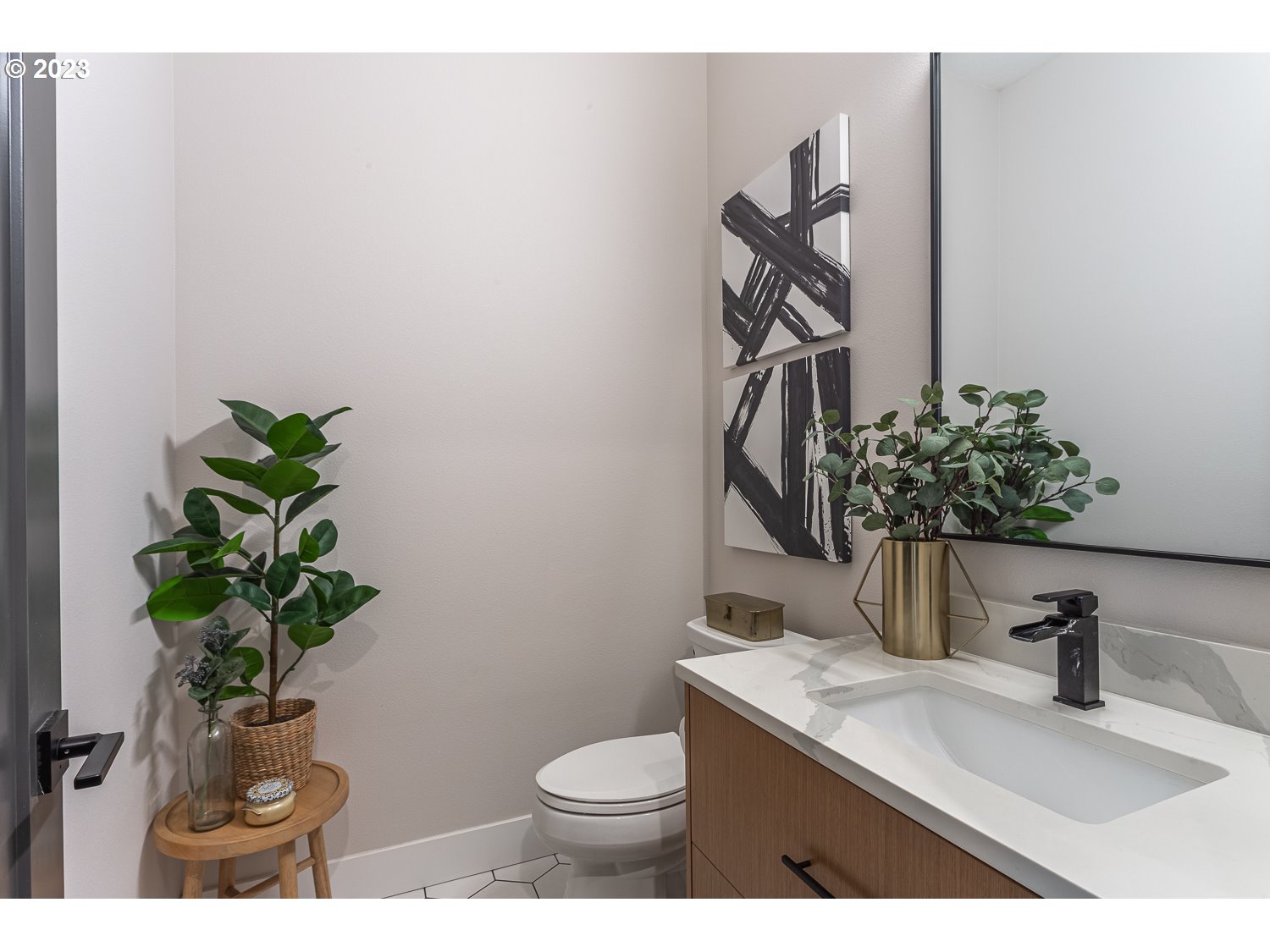 2000 Northwest 33rd Way Camas, WA 98607 - Photo 26 of 48 a bathroom with a sink a toilet and with mirror