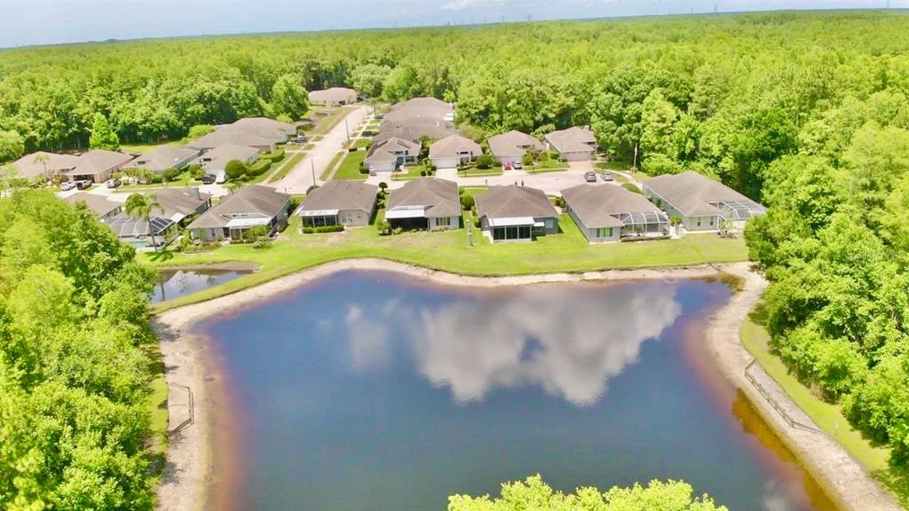 7842 Tenby Court New Port Richey, FL 34655 - Photo 26 of 27 a view of a lake with an outdoor space