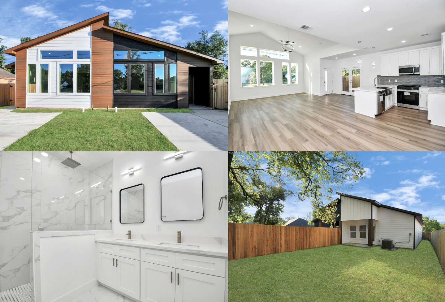 8109 Hamlet Street Houston, TX 77078 - Photo 2 of 50 a view of a house with backyard and garden