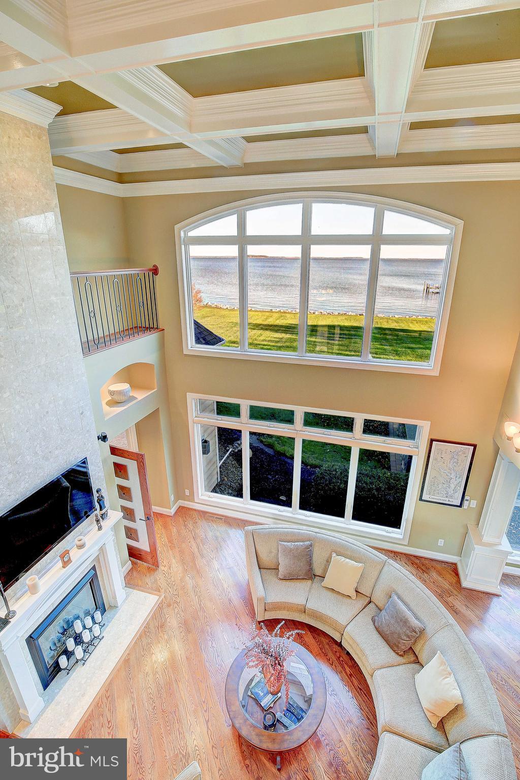 2821 Cox Neck Road Chester, MD 21619 - Photo 40 of 73 Overlook into Living Room