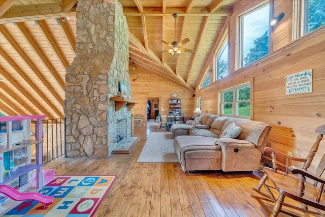 a view of a table and chairs in the garden