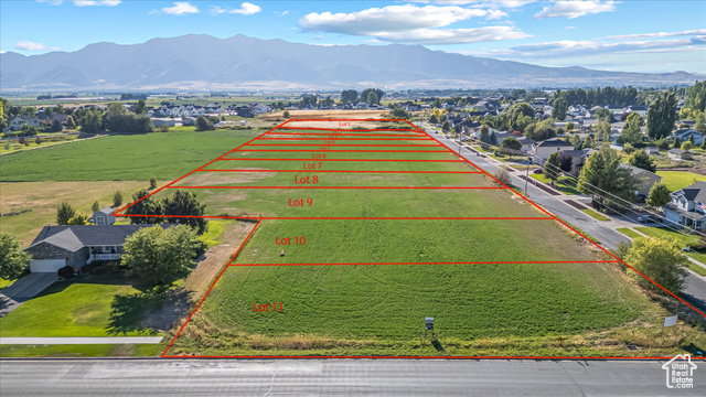 294 West 3400 South, Unit 9 Logan, UT 84321 - Photo 22 of 24 Aerial view of sparsely populated area with property parcel outlined