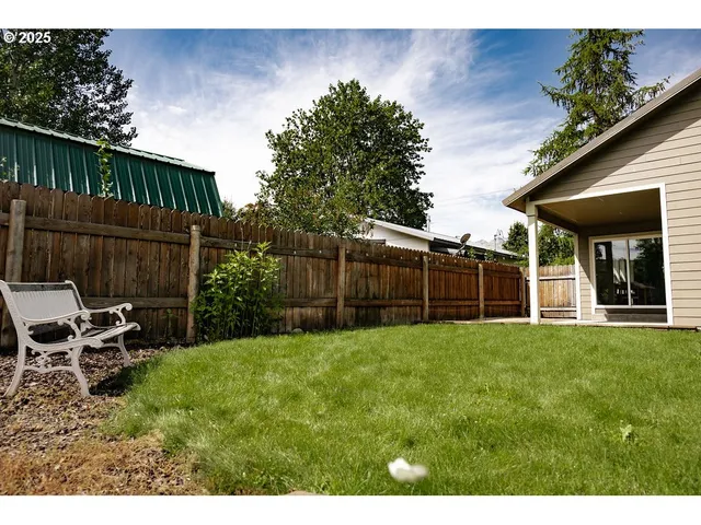 a view of outdoor space and yard