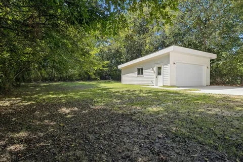 a close up of a house in a forest