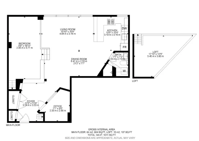 a view of a city that has parking