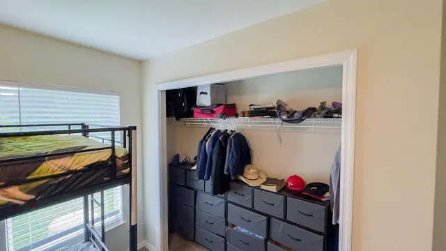 a view of storage and utility room