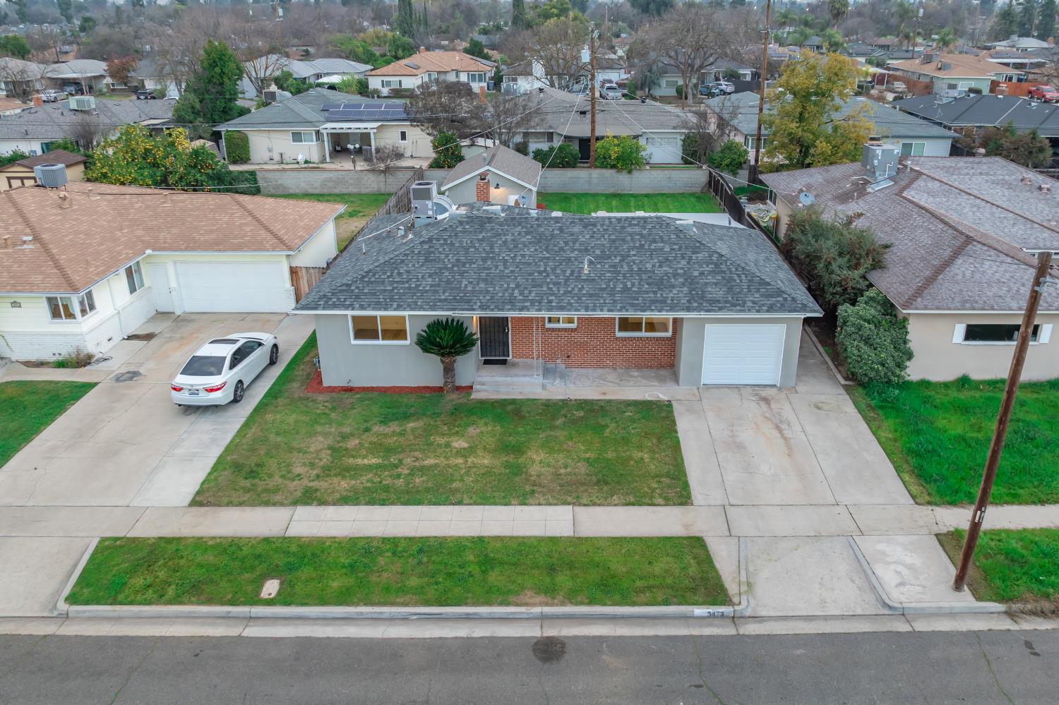 3473 East Dayton Avenue Fresno, CA 93726 - Photo 44 of 49 an aerial view of a house